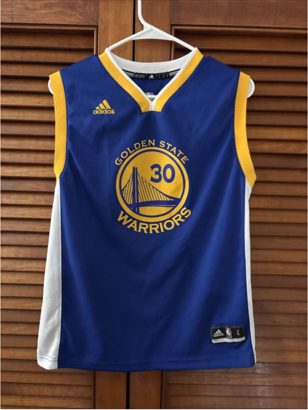 Steph Curry #30 Golden State Warriors Adidas Youth Jersey Large